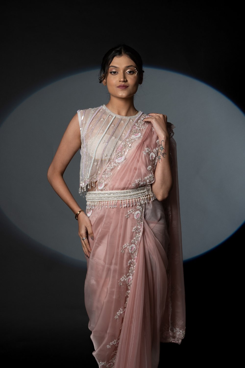 Delicate Pink Saree — sarees