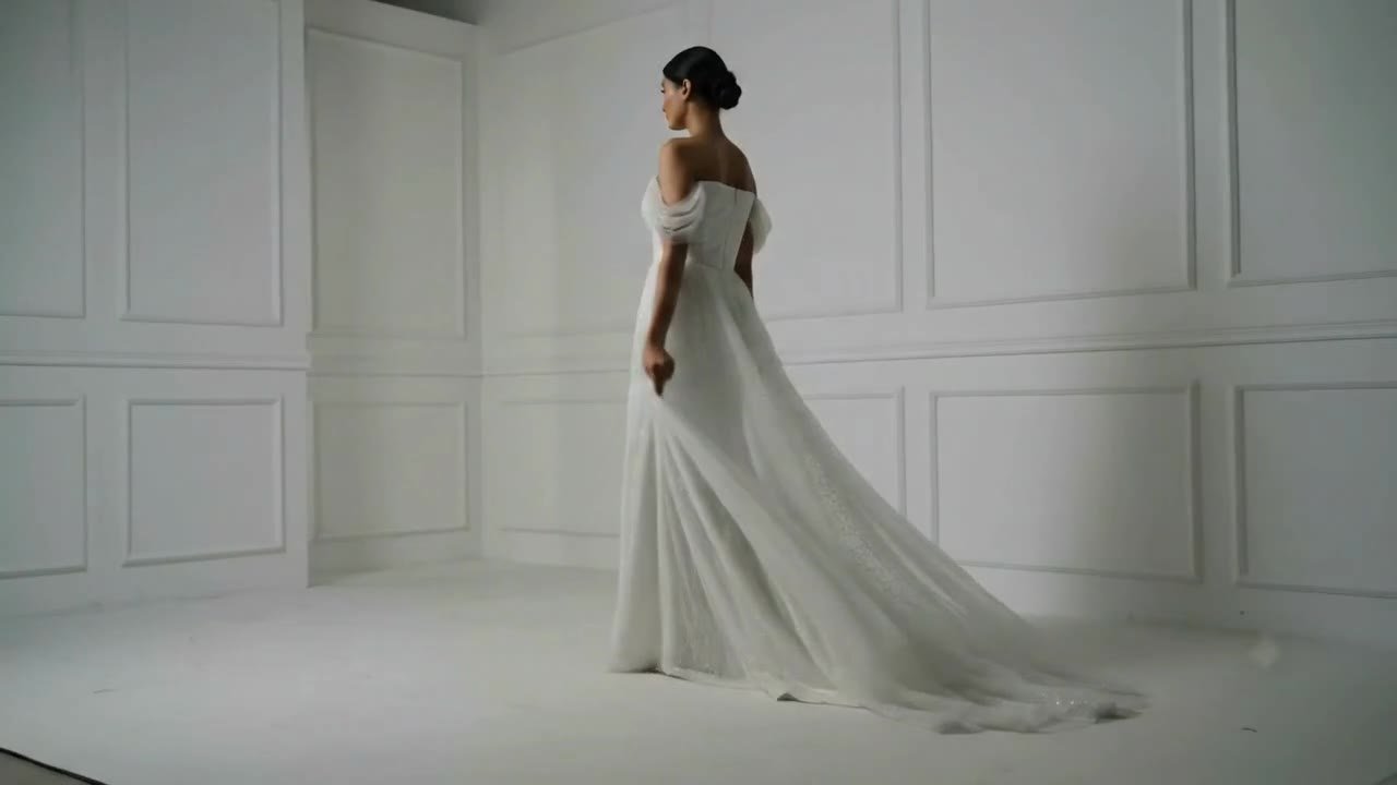 Aarti Shingle bridal couture — hand-embroidered gown